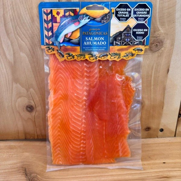 Producto - Salmón ahumado blister x 100gr - Granjas Patagónicas