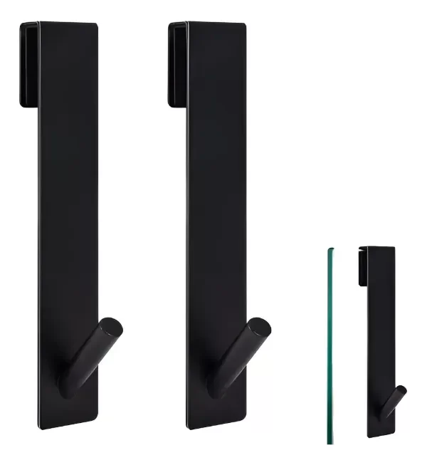 Producto - Perchero Colgante Puerta Acero Negro
