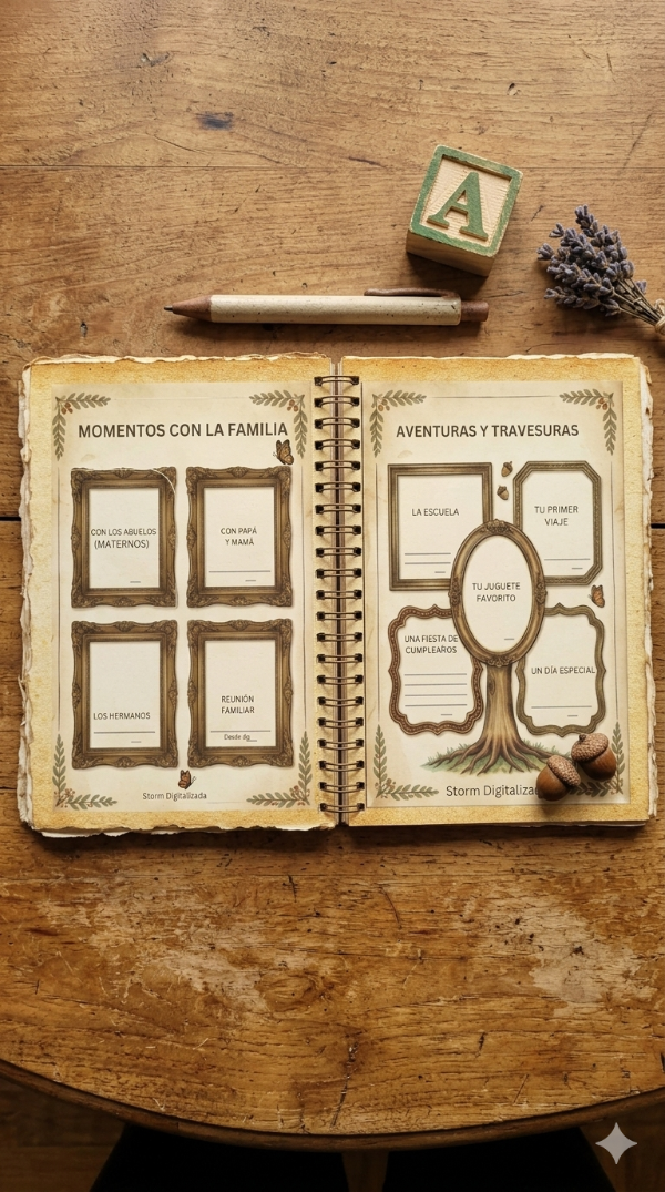 Producto - Diario  Abuelos  PDF Imprimible. Su sistema  de legado  y memoria familiar - 3