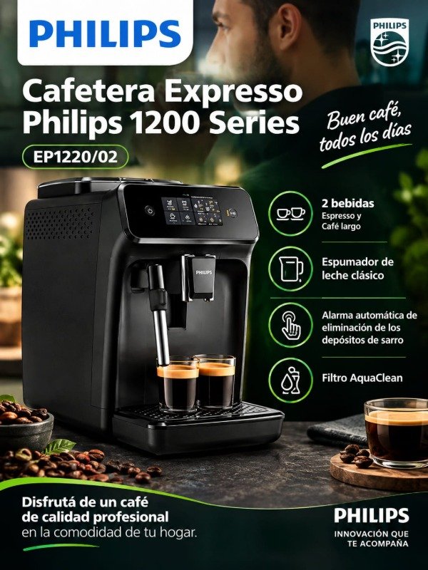 Producto - CAFETERA PHILIPS EP1220/02