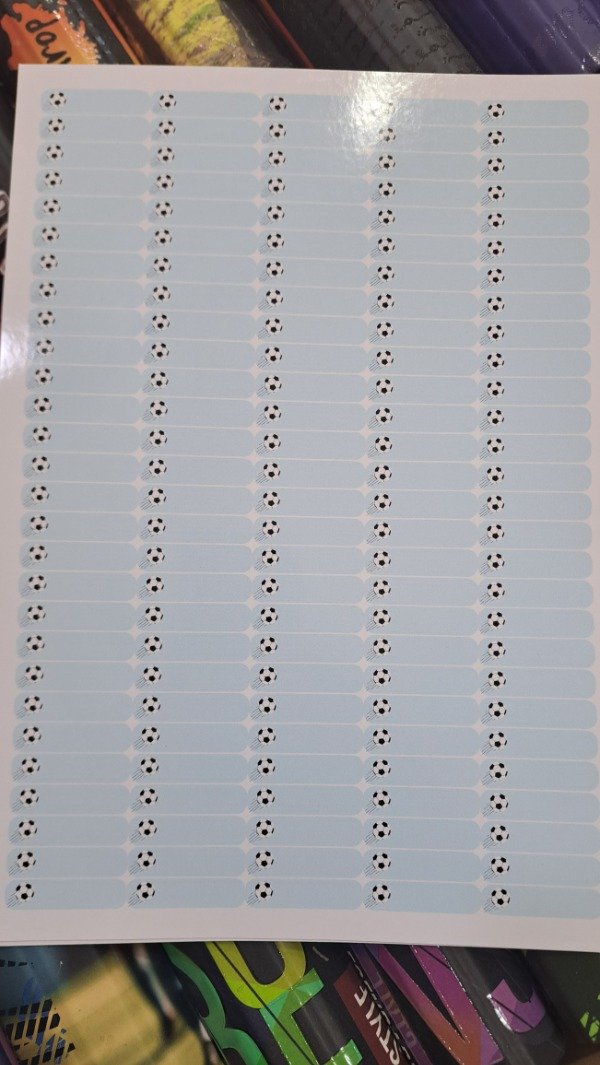 Producto - Oferta etiquetas auto Adhesiva lapices biromes etc PELOTA