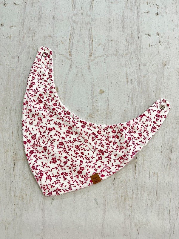 Producto - Bandana Toalla FLORES ROSA CHICAS