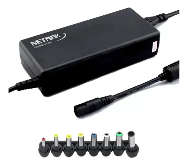 Producto - Cargador Universal Notebook 90W 10 Pines Voltaje Automatico Netmak