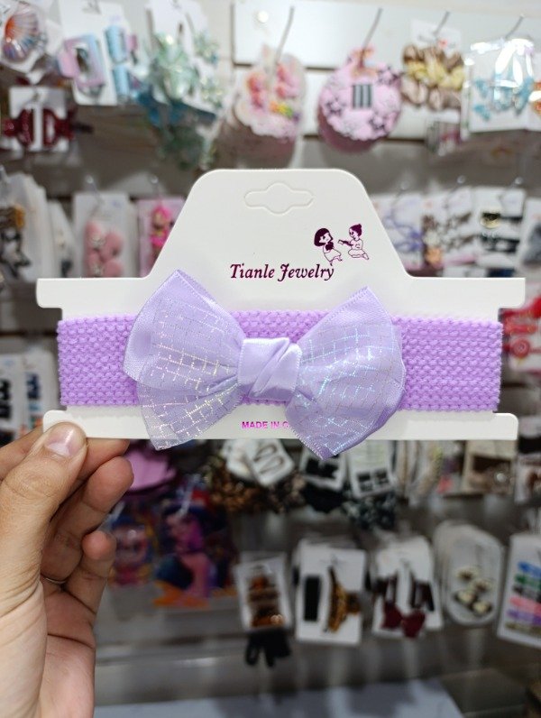 Producto - Vinchas de bebé de colores con moño x1
