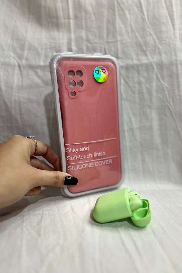 Producto - A12 silicona con felpa rosa