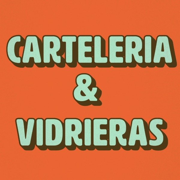 Producto - Carteles / Vidrieras