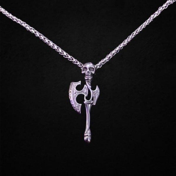 Producto - Collar Hacha con Calavera