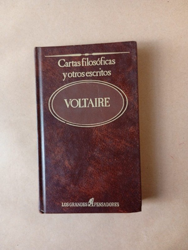 Producto - Cartas filosóficas y otros escritos - Voltaire - Sarpe 1985 - Tapa dura