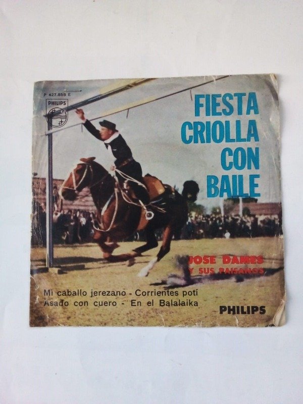 Producto - Fiesta criolla con baile - José Dames y sus paisanos - Philips