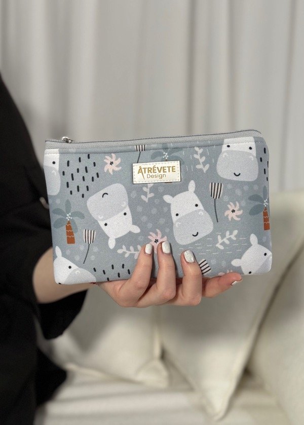 Producto - Estuche rectangular - hipopótamos