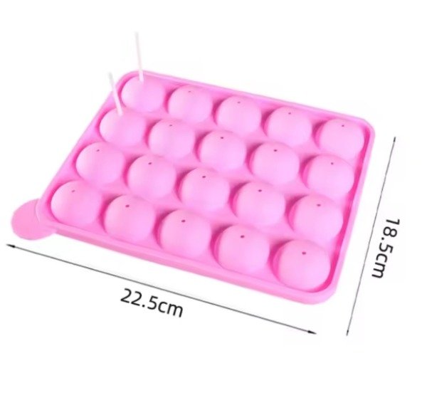 Producto - Esferas, cake pop x 20 Molde de silicona