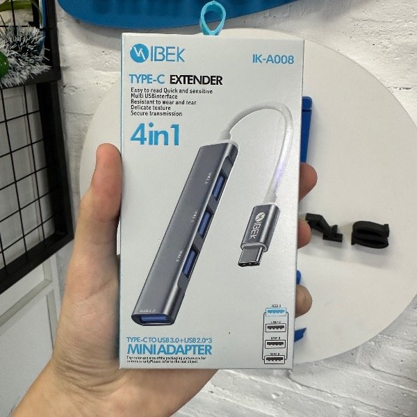 Producto - Adaptador Ibek 4 en 1 - Tipo C