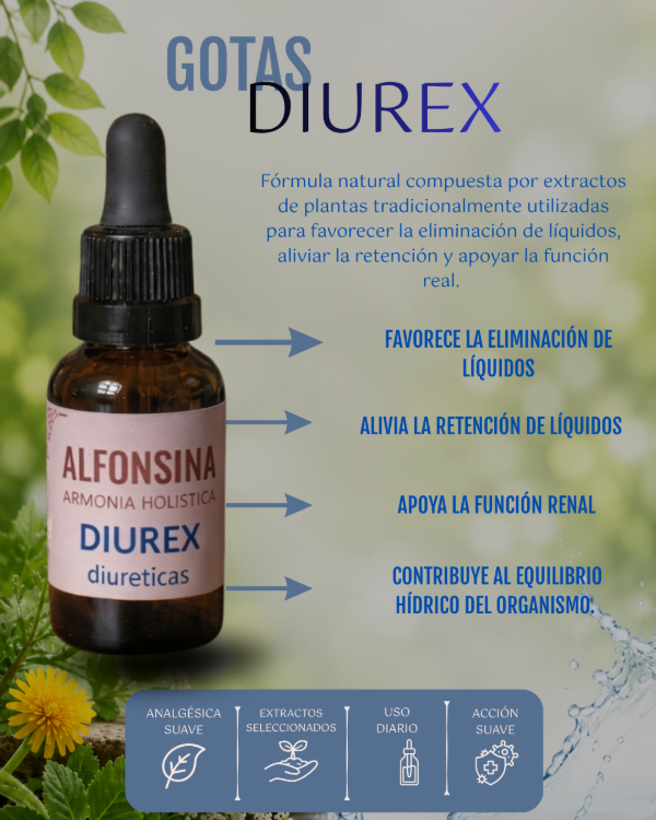 Producto - GOTAS DIUREX (Diurética)