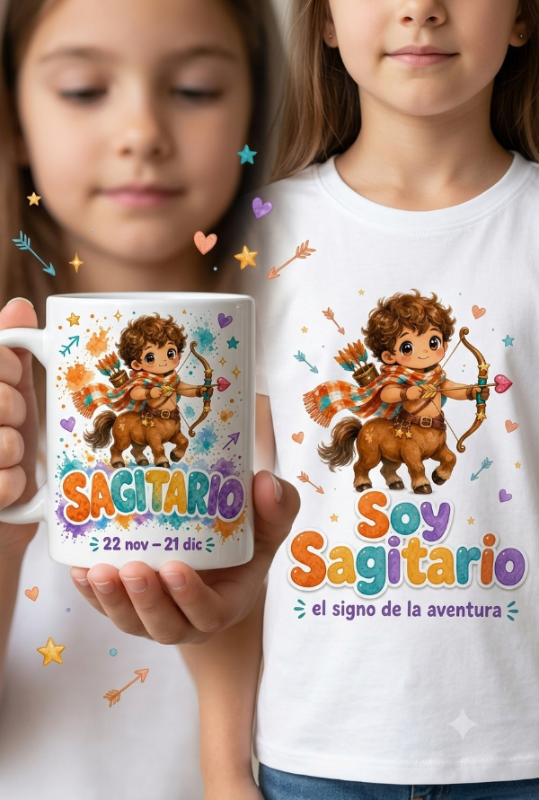 Producto - REMERAS Y TAZAS SIGNOS ZODIACALES INFANTILES