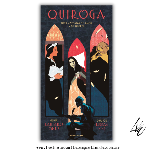 Producto - QUIROGA, TRES HISTORIAS DE AMOR Y DE MUERTE - Ortiz Lautaro y Nine Lucas
