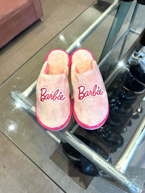 Producto - Pantuflas Barbie Rosa Claro Modelo 2