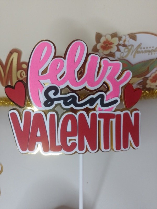 Producto - Pinche Cartulina Feliz San Valentín