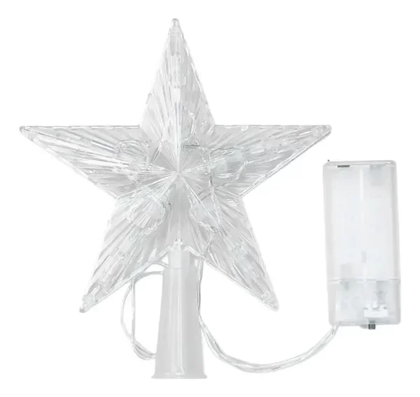 Producto - Estrella Guirnalda Pilas Deco Multicolor Puntal