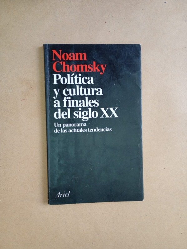 Producto - Política y cultura a finales del siglo XX - Noam Chomsky - Ariel 1995