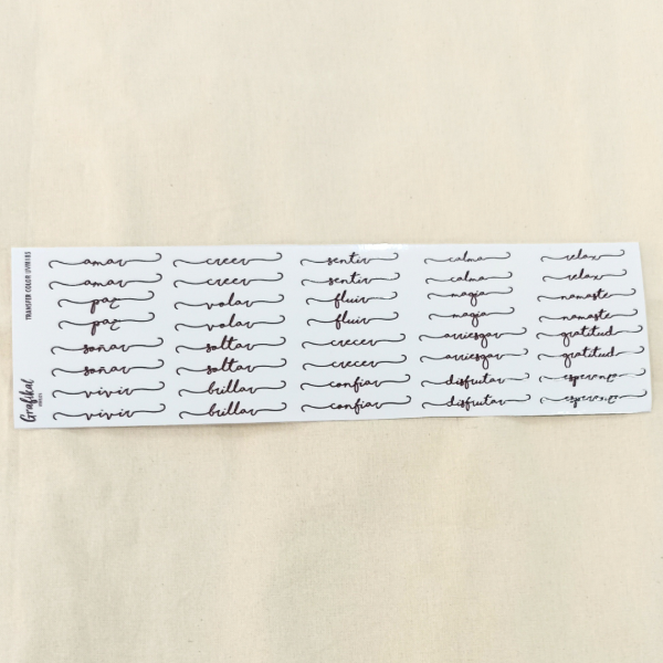 Producto - Transfer UV 185