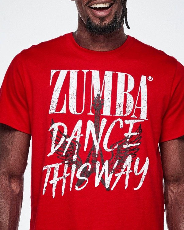Producto - Rock 'n' Roll Unisex Crew Neck Tee - Red - 2