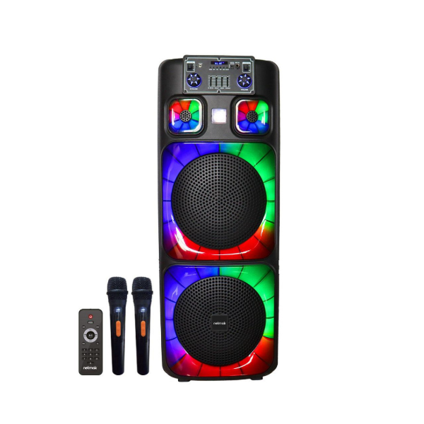 Producto - Parlante 1.0 portable -40w -bluetooth/fm -karaoke -bat litio 4000mAh
