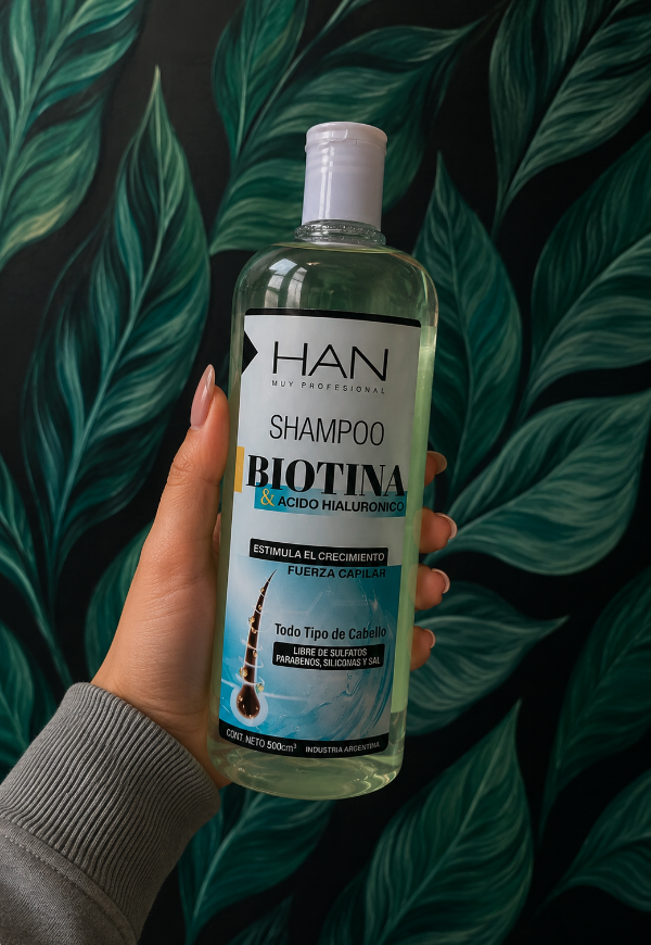 Producto - LANZAMIENTO shampoo biotina y acido hialuronico. han 500 - 0