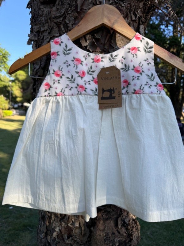 Producto - Vestido de tusor Floreado - 1