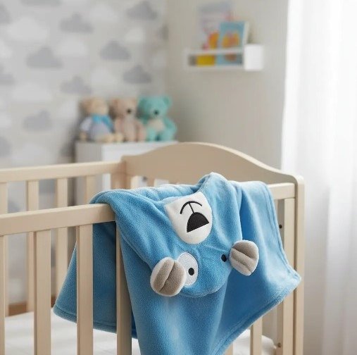 Producto - Manta de plush con capucha de animales