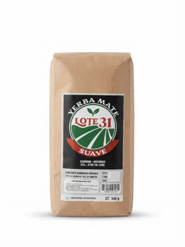Producto - Yerba lote 31 Suave x 500grs - 0