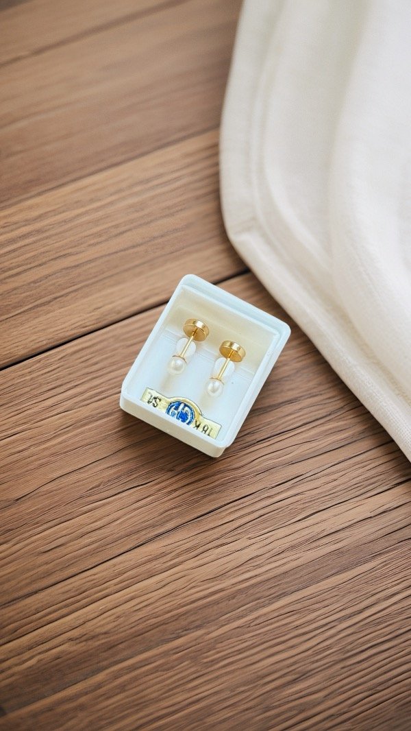 Producto - Abridores de Oro 18 ktes CH perla cultivo AB17