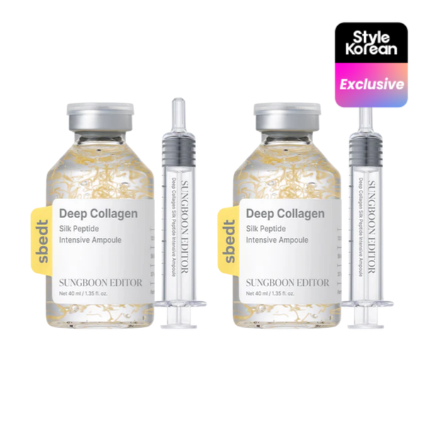 Producto - Sungboon Editor - Dúo de ampollas reafirmantes intensivas con péptidos de seda