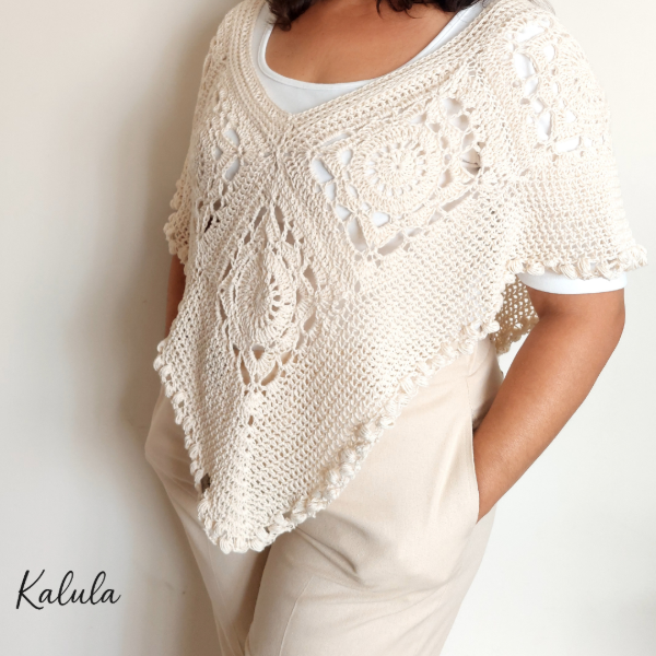 Producto - Guía de Tejido - Poncho Matilde