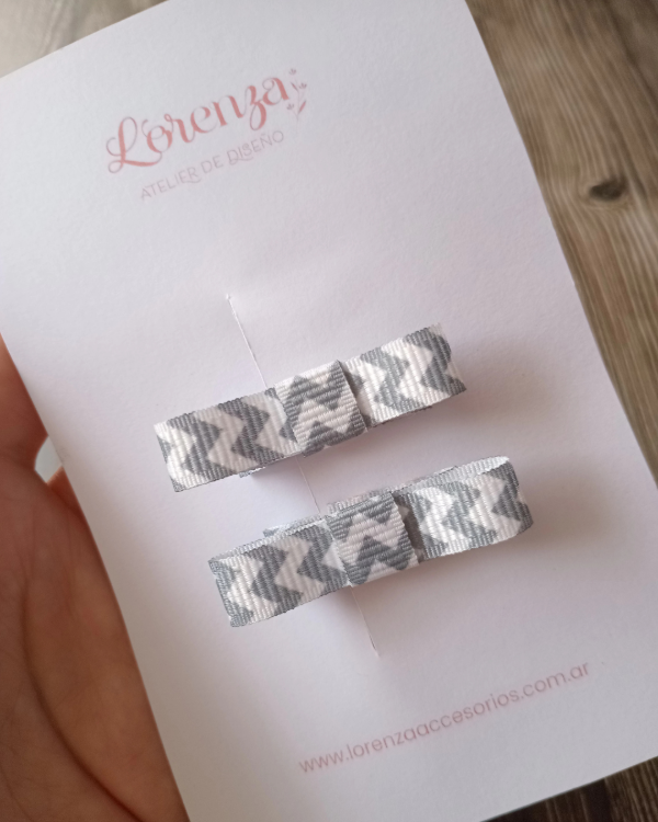 Producto - Hebilla 3 cm - Baby Gross Chevron Gris