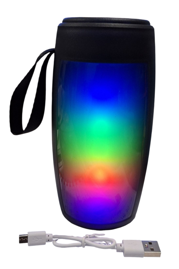 Producto - Parlante Bluetooth 2" 1203 Speaker con luces LED RGB