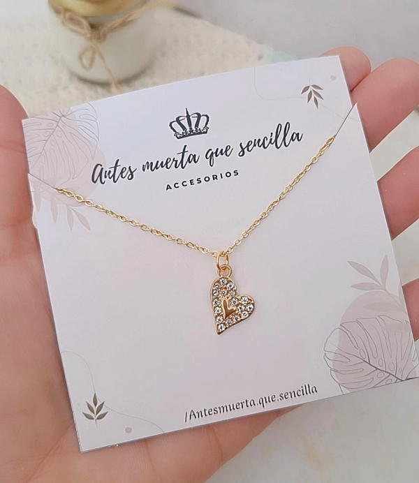 Producto - Collar Corazón Shine Gold