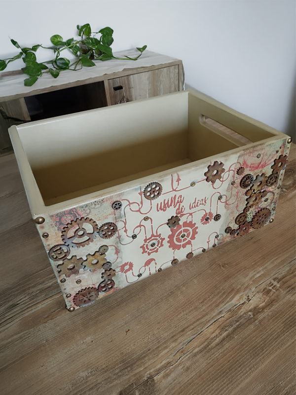 Producto - Cajón contedor 4 en 1 Modelo Industrial