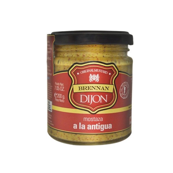 Producto - Mostaza Dijon Picante a la Antigua Patagonia - Brennan x200gr
