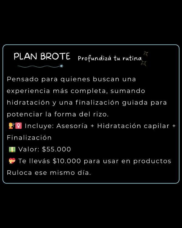 Producto - Experiencia Ruloca - Asesoría Plan Brote