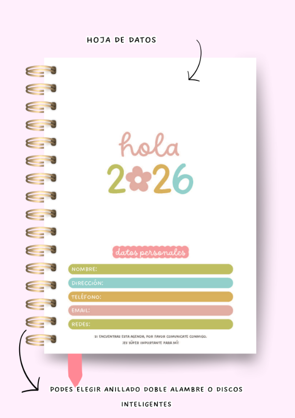 Producto - AGENDA ESTUDIANTIL 2026 A5