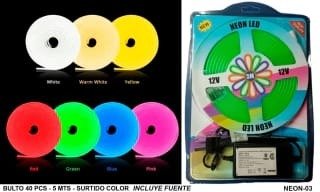 Producto - Tira led neon un solo color 5 metros