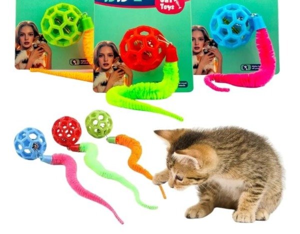 Producto - Pelota Cascabel Y Cola De Raton Juguete Para Mascota#9632