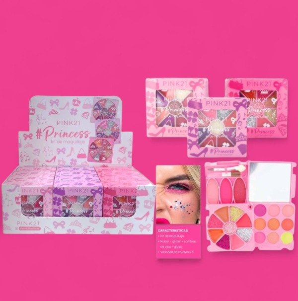 Producto - KIT DE MAQUILLAJE - PINK 21