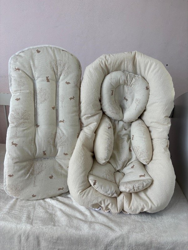 Producto - Set de paseo conejitos beige c/manteca