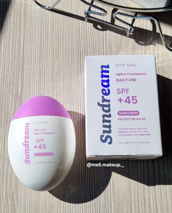 Producto - Protector solar Sundream SPF 45 CITY GIRL