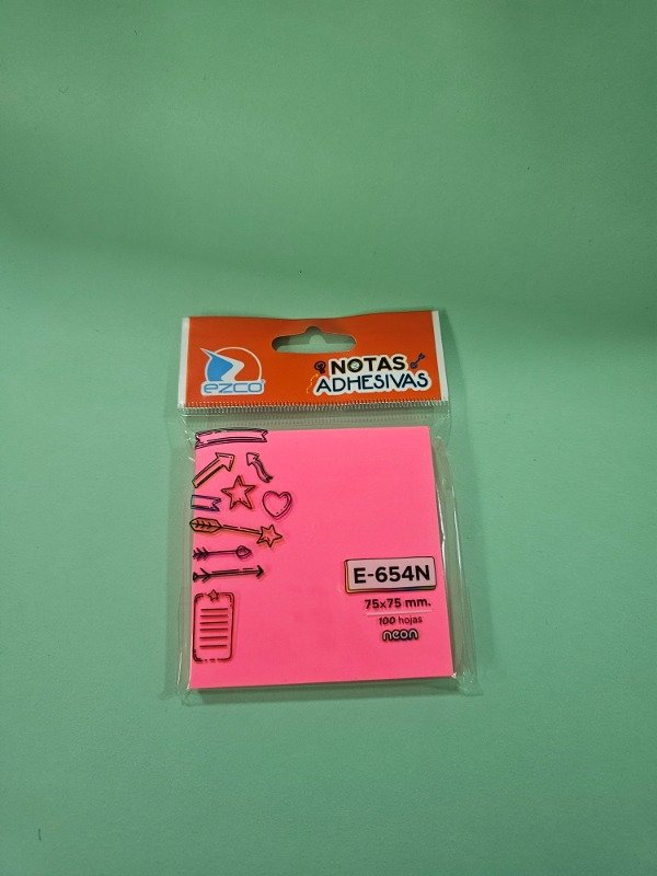 Producto - Notas autoadhesivas 75x75 NEON - 1