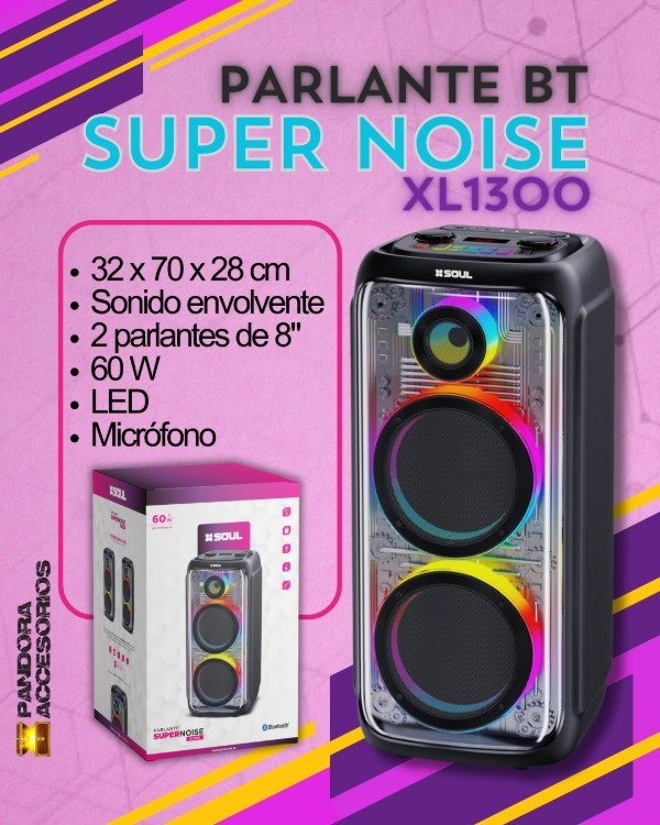 Producto - Parlante BT Super Noise XL1300 60W - 0