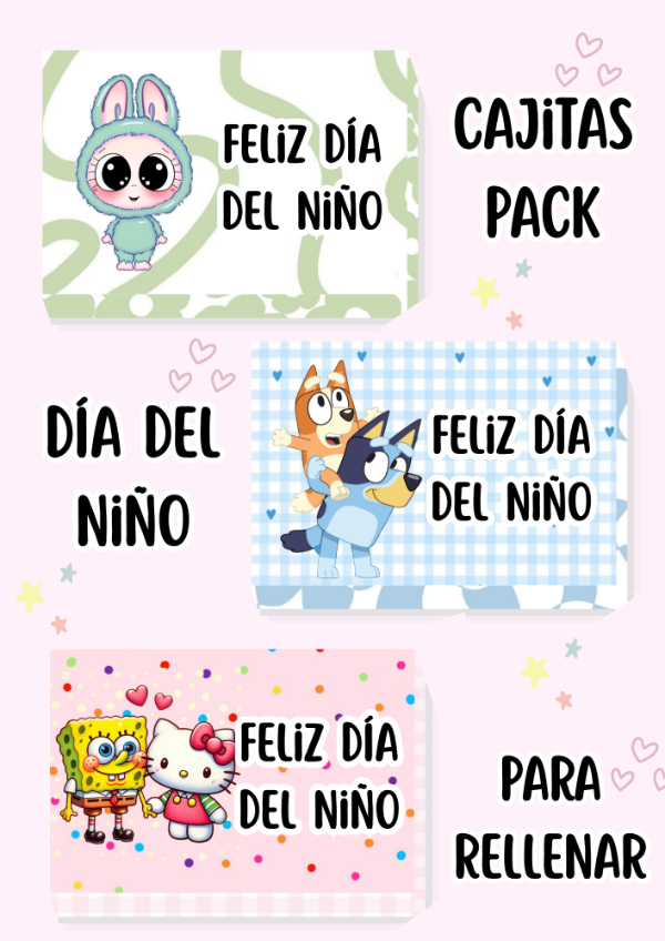 Producto - Cajitas bomboneras pack x 5 und surt - 9