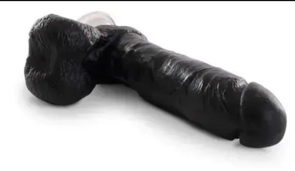 Producto - DILDO NEGRO CON VENTOSA 19 X 4,5 CM - 2