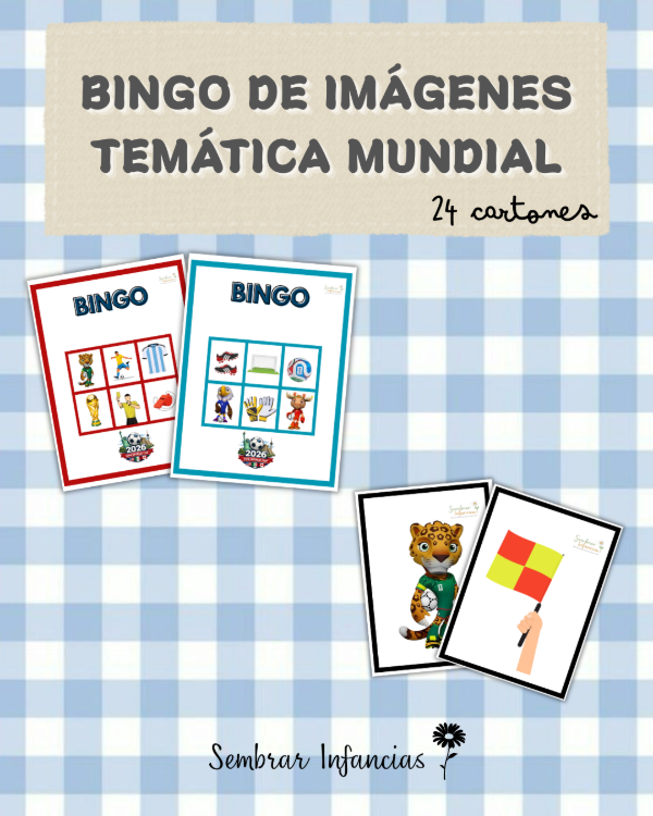 Producto - Bingo de imágenes (Temática mundial)
